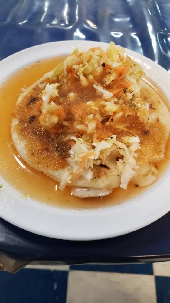 Pupusa Revuelta Bean Cheese Pork Pupusa